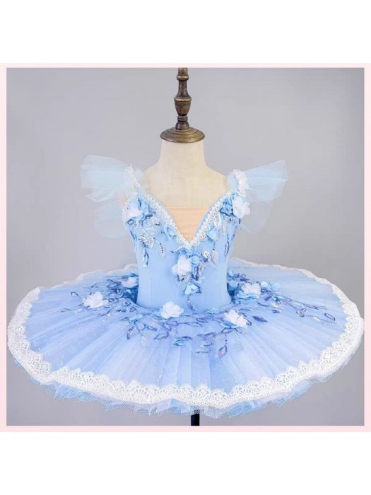 Vestito Tutù Saggio Danza Romantico Bicolore Fata Ballet Donna Bambina DANC286